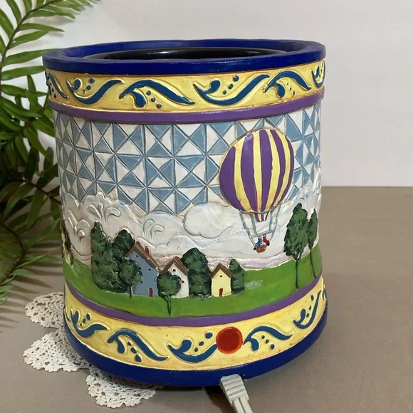 Jim Shore Hot Air Balloon Candle Warmer - Picture 5 of 16